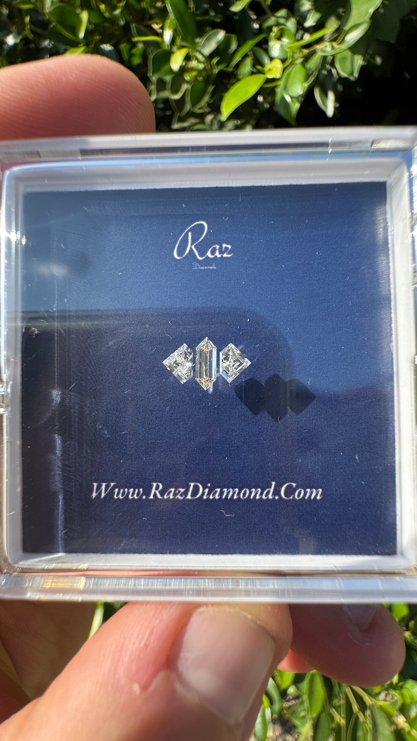 3St=0.45Ct Diamond Set Hexagon/Sheild Cut Loose Natural Diamonds D-F-VVS-VS