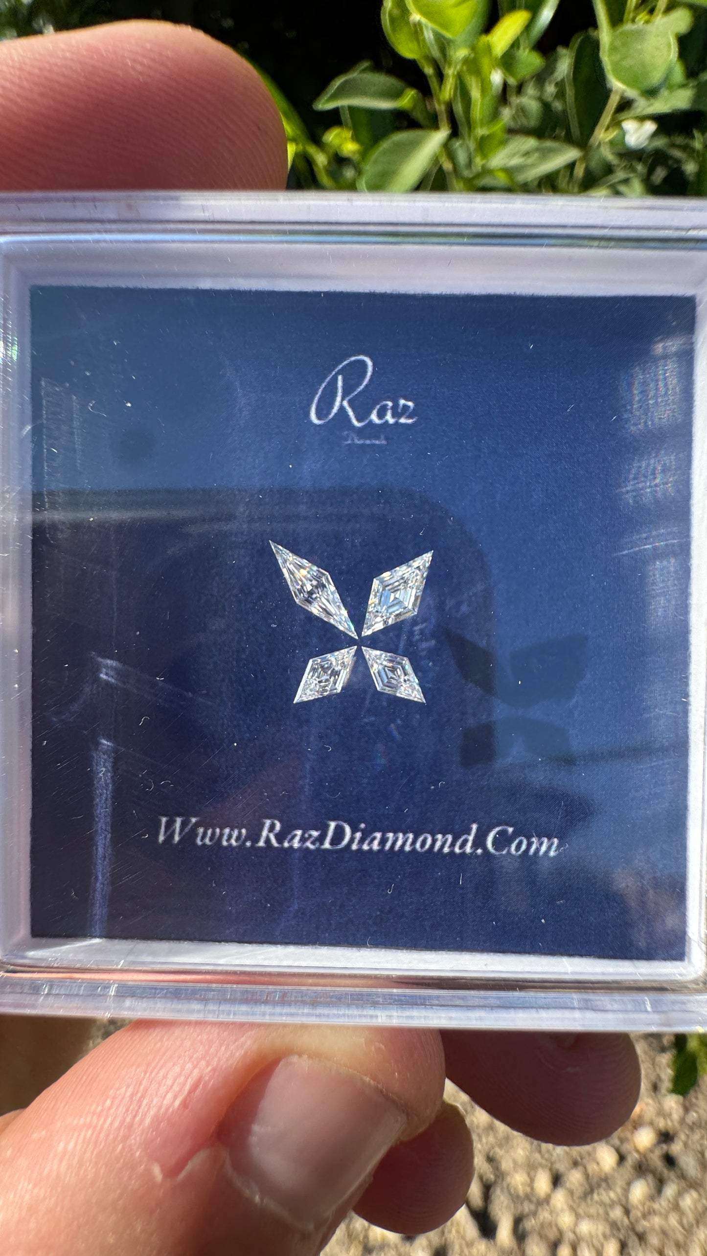 4St=0.51Ct Diamond Set Butterfly/Lozenge Cut Loose Natural Diamonds D-F-VVS-VS