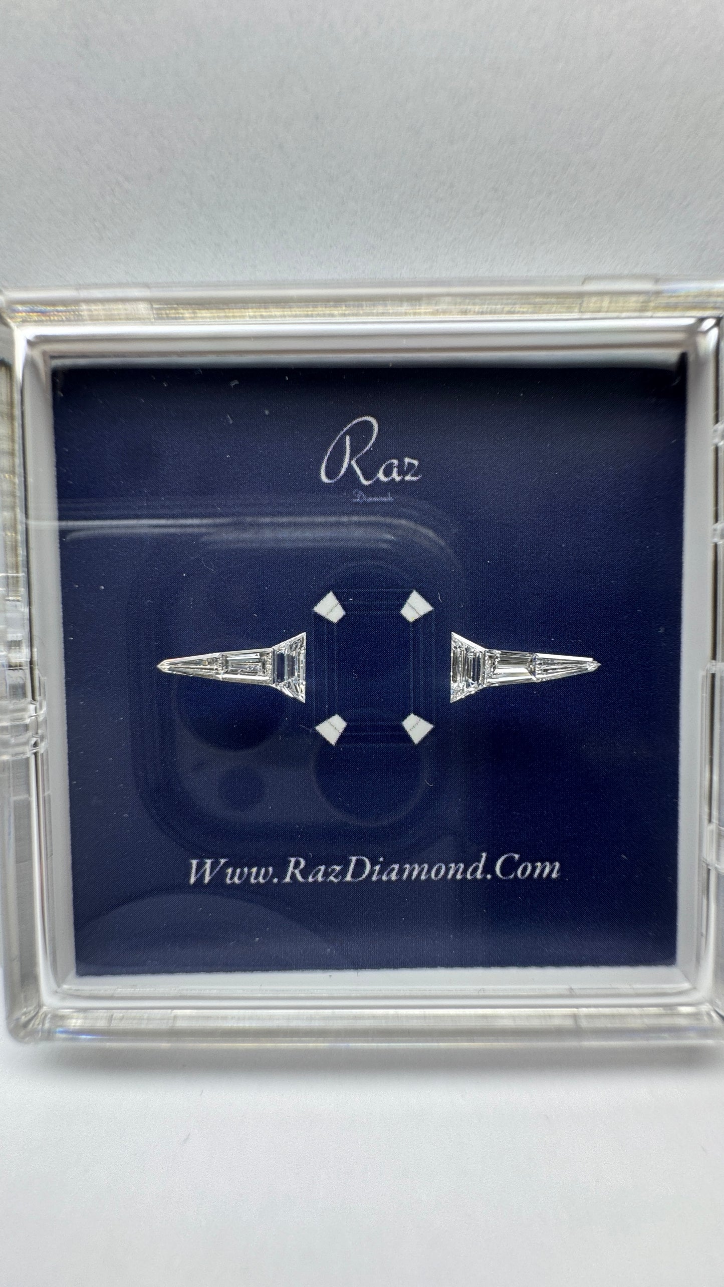 6St=0.53Ct Diamond Set Trapze Loose Natural Diamonds D-F-VVS-VS