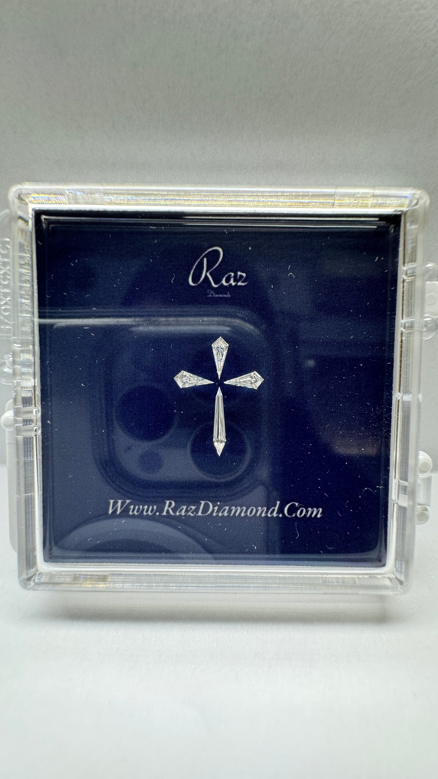 4St=0.31Ct Diamond Set Cross Loose Natural Diamonds D-E-VVS-VS1