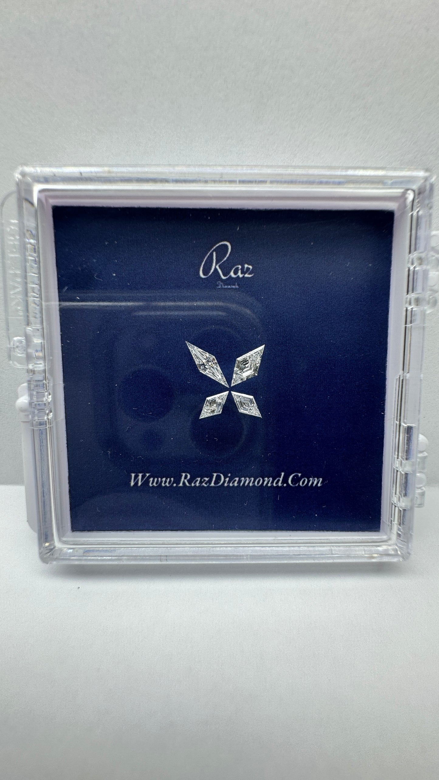 4St=0.51Ct Diamond Set Butterfly/Lozenge Cut Loose Natural Diamonds D-F-VVS-VS