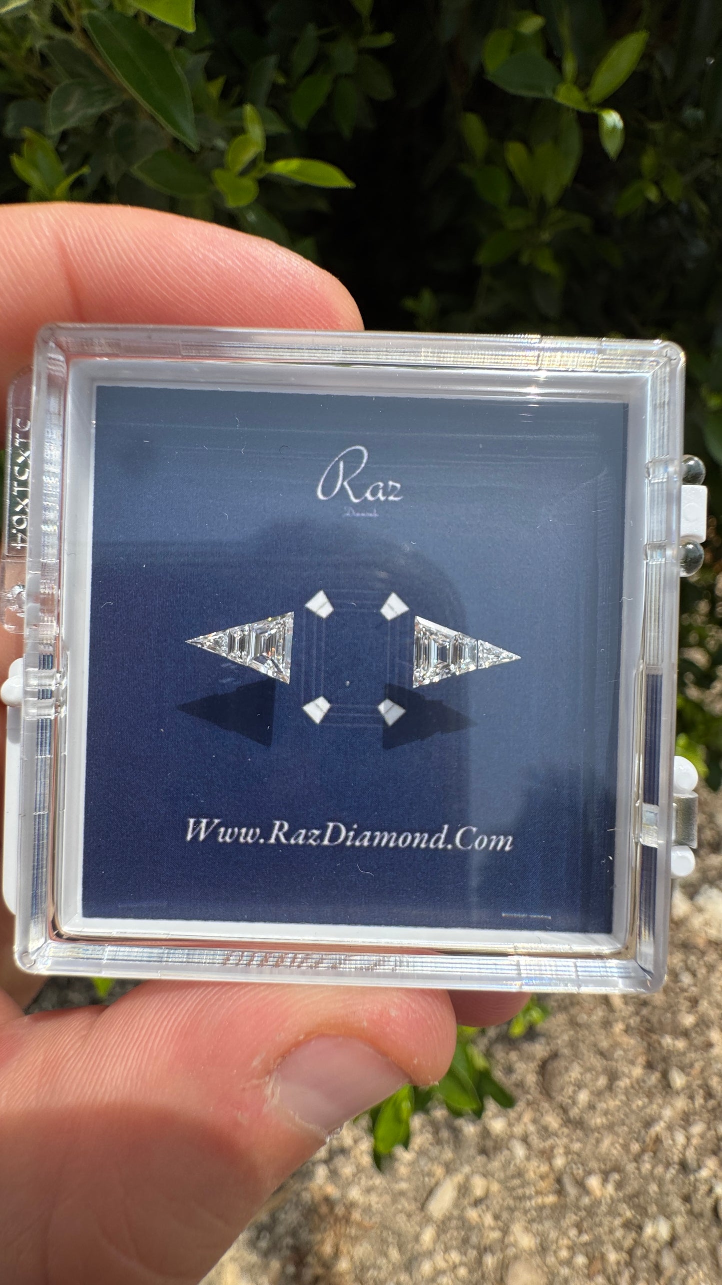 6St=0.86Ct Diamond Set Trapze Loose Natural Diamonds D-VVS-VS1