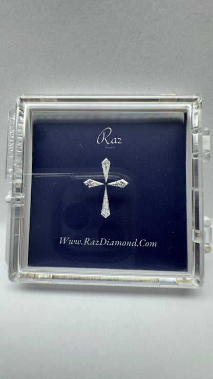 4St=0.45Ct Diamond Set Cross Loose Natural Diamonds D-VVS-VS2