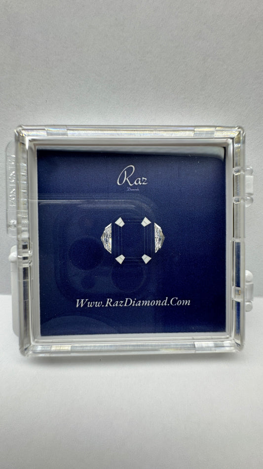 2St=0.22Ct Cadillac Pair Cut Side Stones Loose Natural Diamonds F-VVS-VS1