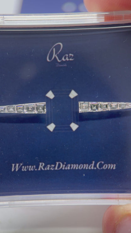 12St=1.03Ct Diamond Set Trapze Loose Natural Diamonds D-VVS-VS1