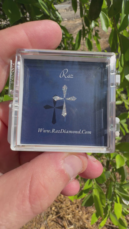 4St=0.45Ct Diamond Set Cross Loose Natural Diamonds D-VVS-VS2