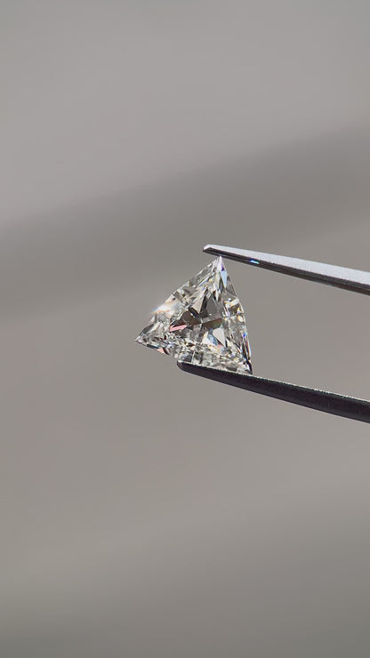 2.11Ct Triangular Cut Loose Natural Diamonds H-SI